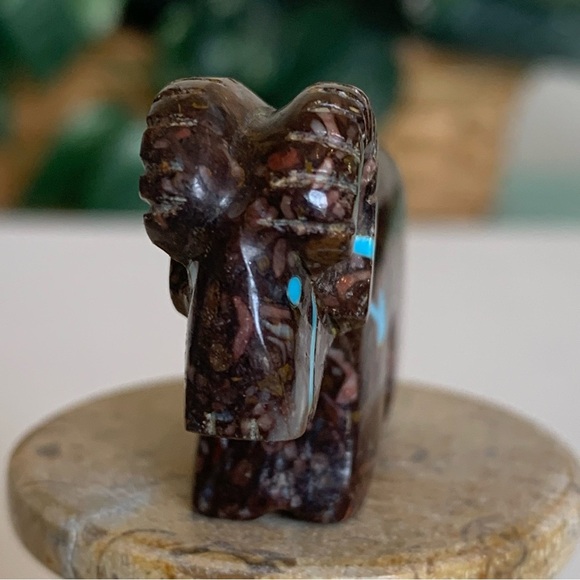 Native American Zuni Hand Carved Heart Line Ram Sheep Fetish Rodney Laiwakete - Picture 3 of 16